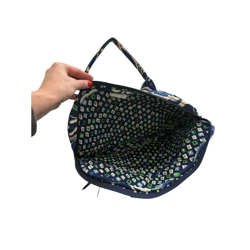 Vera Bradley Laptop Case Women One Size Chelsea Blue Quilted